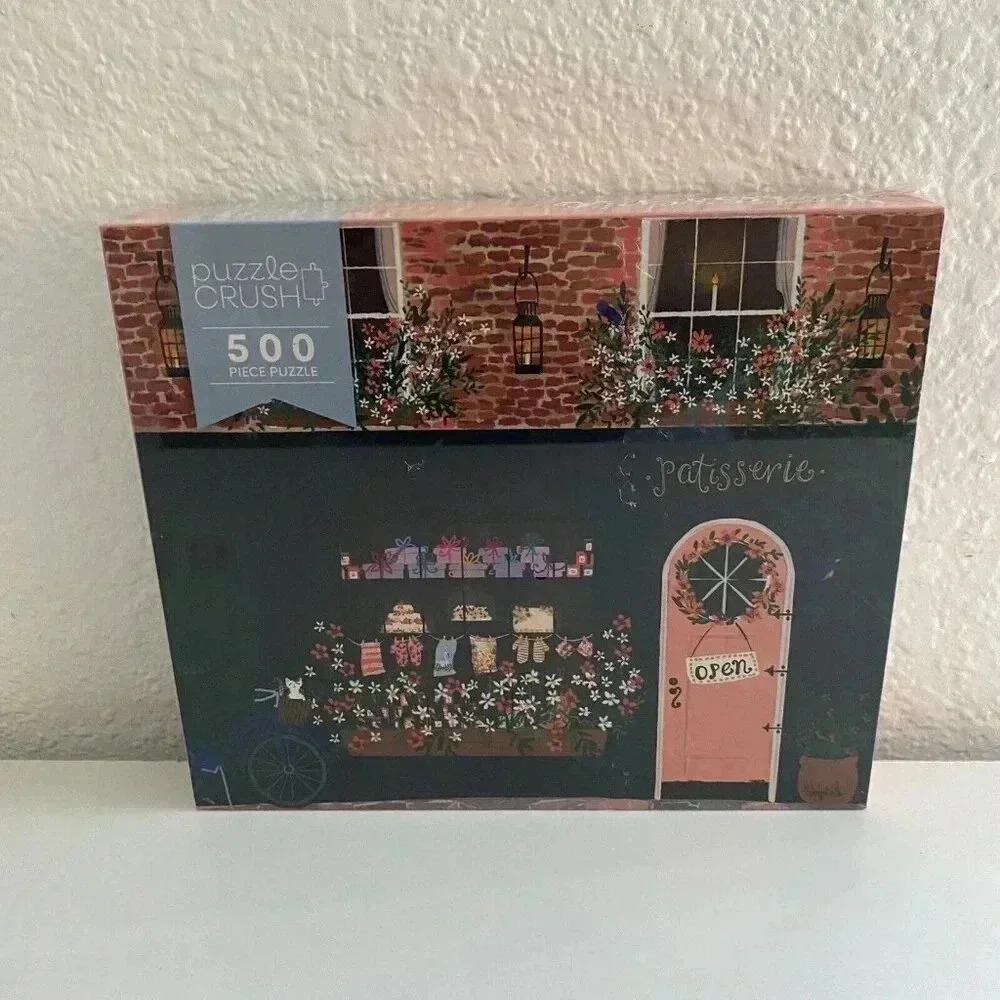 PUZZLE Crush Patisserie Parisian Bakery 500 Piece Puzzle 16 X 20 Cute! NEW!